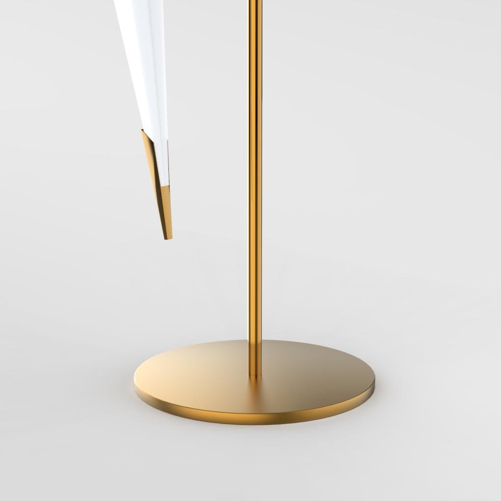 ArtiLicht Origami Crane Lamp – Elegant Golden Table Light for Artistic Home Décor