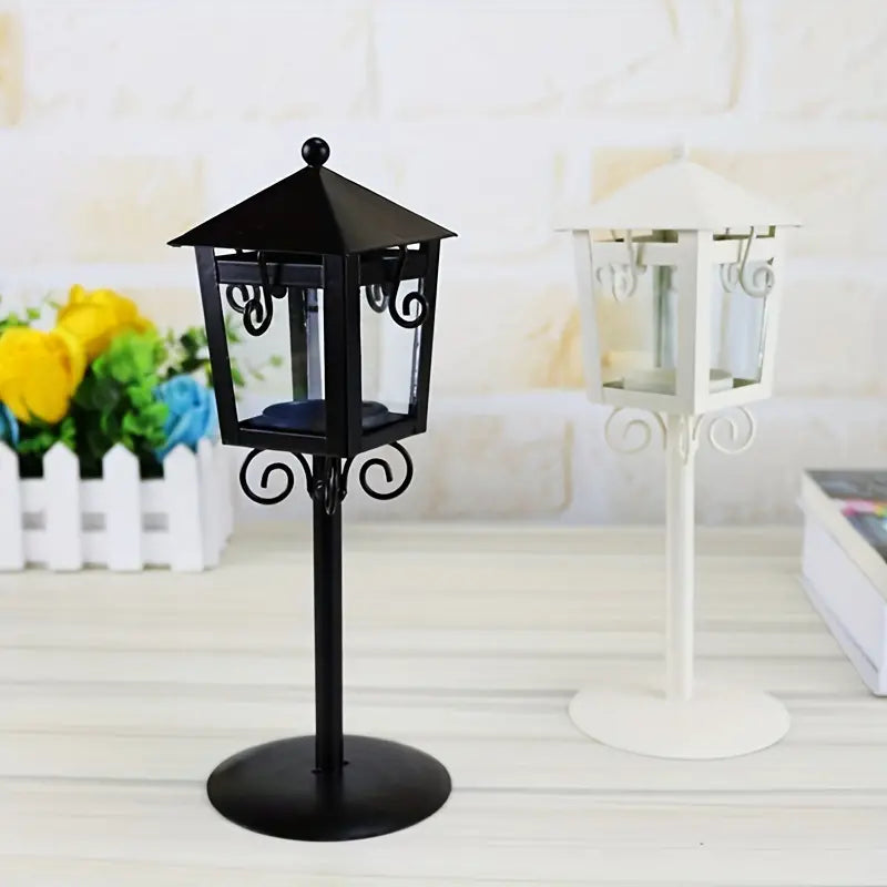 City Light Retro Candle Holder – Elegant Lantern for Garden, Patio & Home Décor