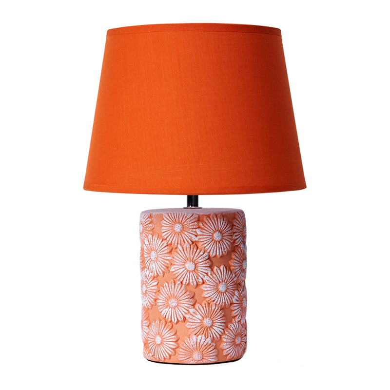 GloeiLieke Orange Table Lamp – Artistic Sunflower Base Light for Vibrant Home Décor