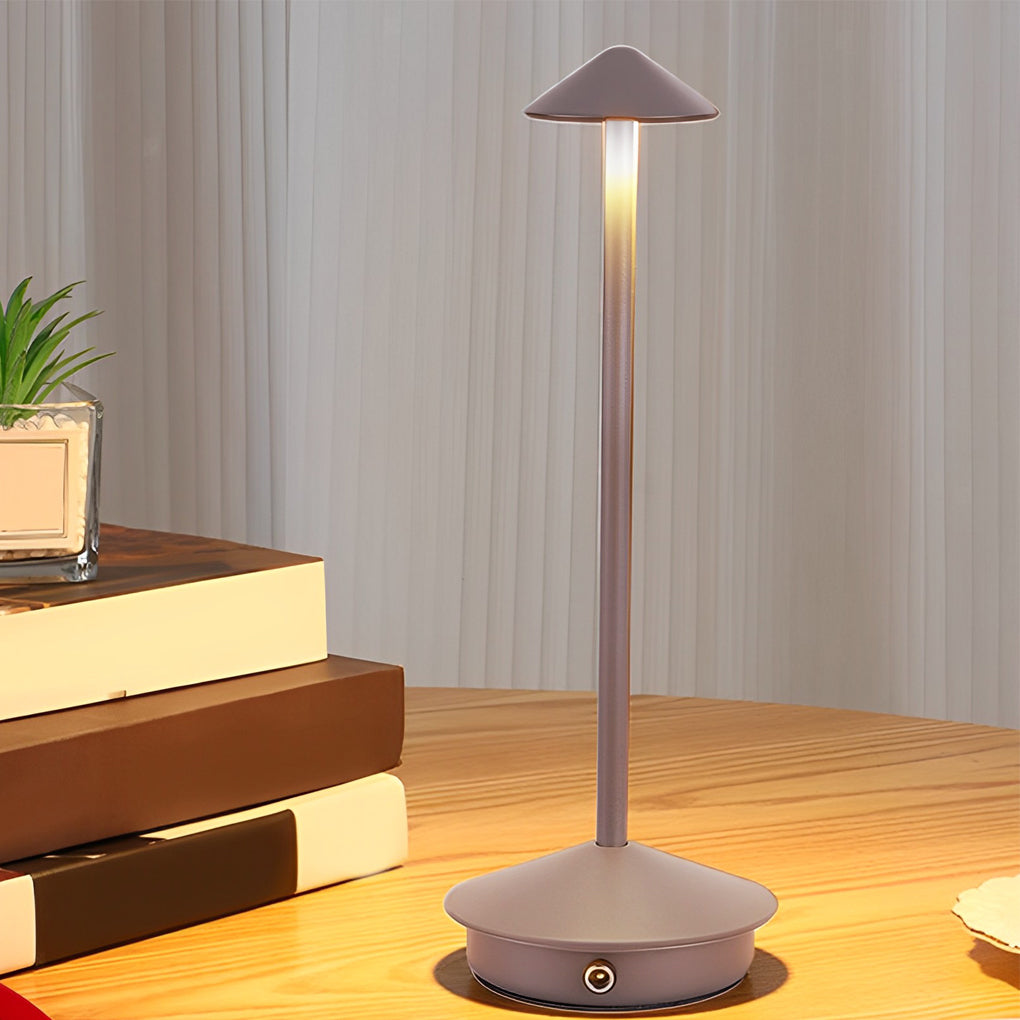ArtiGlow Mushroom LED Lamp – 3-Level Dimmable USB Touch Table Light with Modern Design