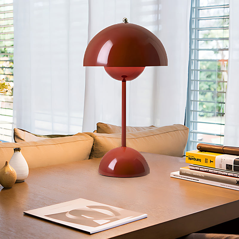 GloeiBloem Portable Lamp Vase – Rechargeable Touch Control Table Light for Nightstands