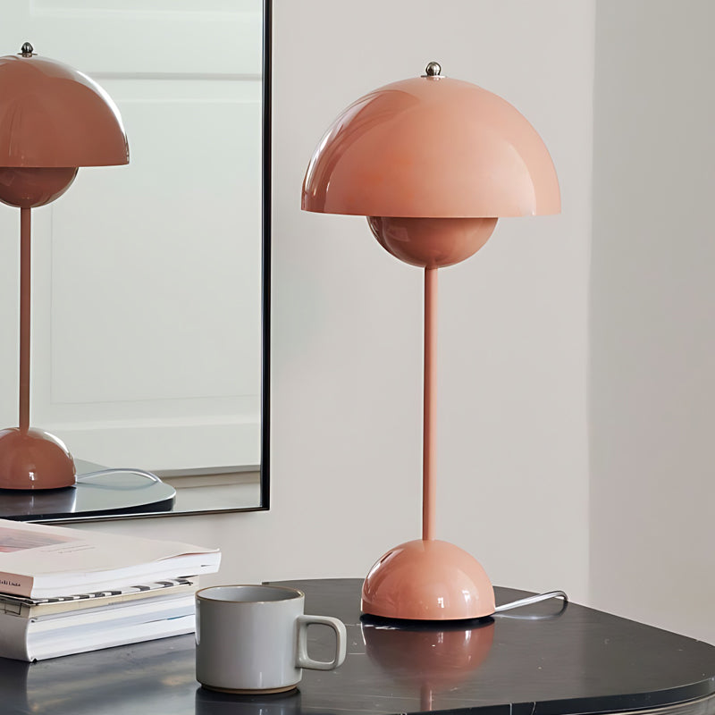 GloeiBloem Portable Lamp Vase – Rechargeable Touch Control Table Light for Nightstands