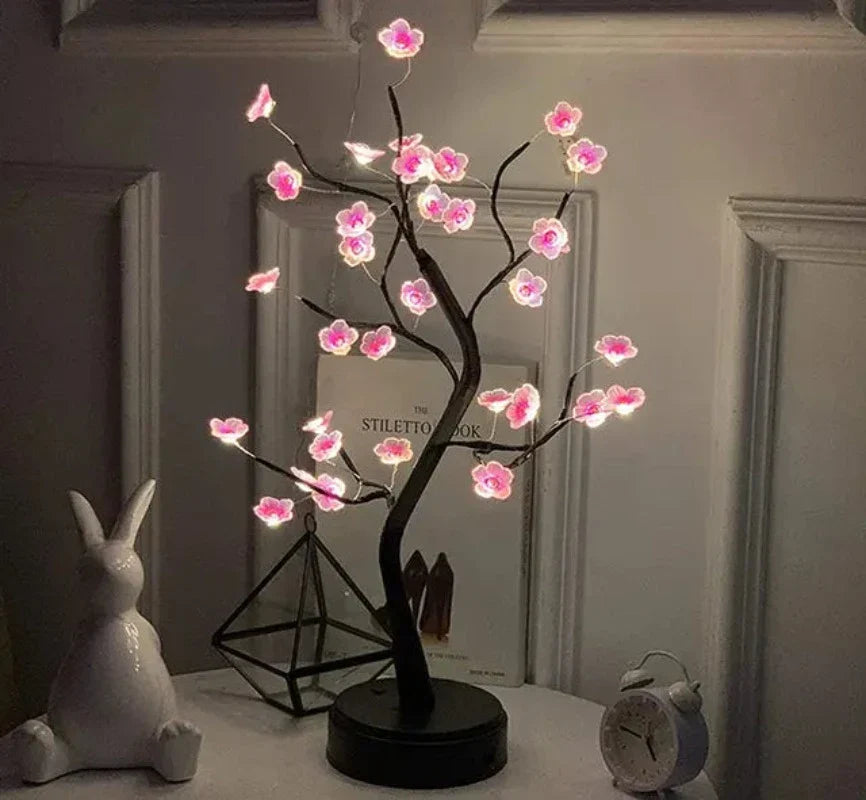 LuminaBonsai Elegant Bonsai Desk Lamp – Stylish Table Lamp with Ambient Lighting