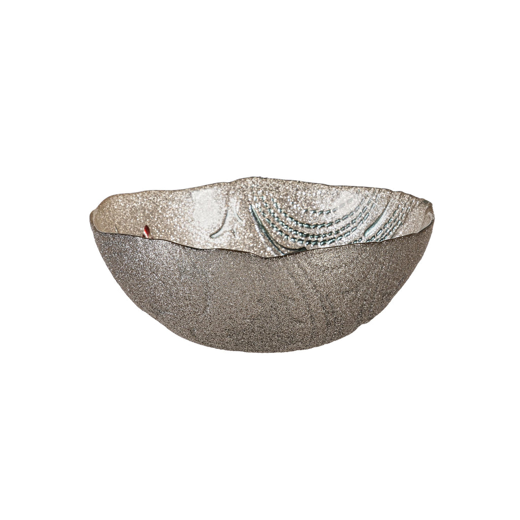 6" Joyful Traditions Glass Vase – Holly & Berry Christmas Decoration for Festive Floral Arrangement