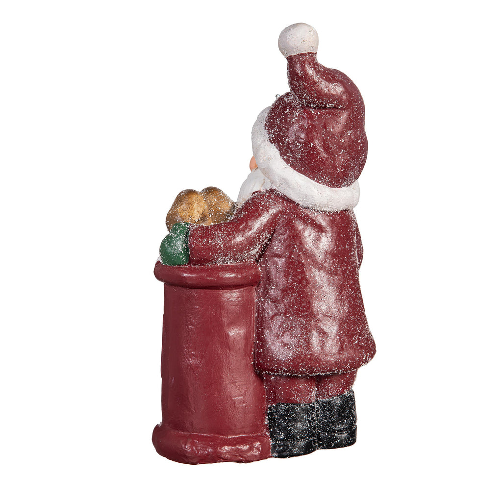 Woodland Letter to Santa LED Garden Statue – Lighted Christmas Decoration with Storybook Magic