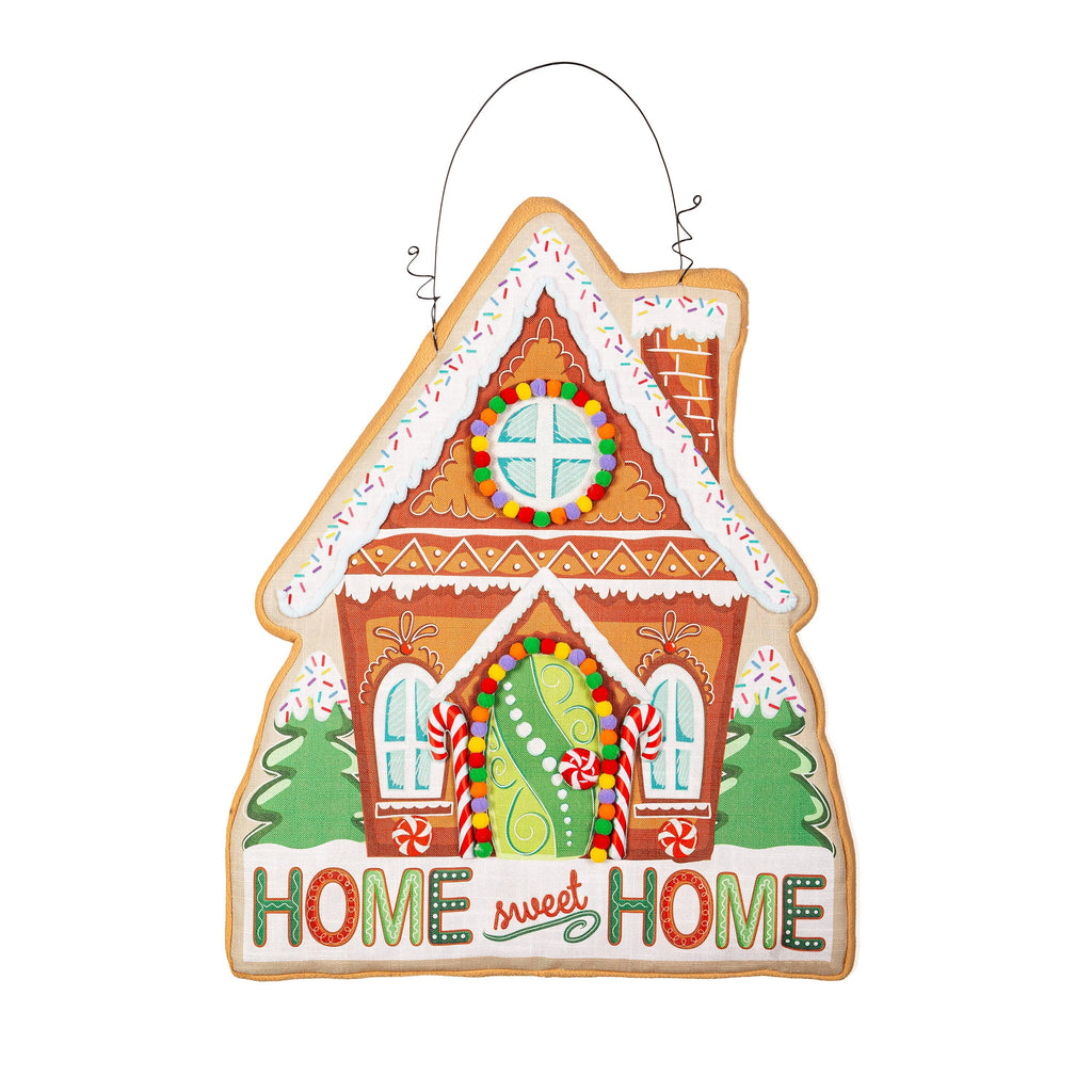 Gingerbread House Outdoor Decoration – Festive Light-Up Christmas Yard Display