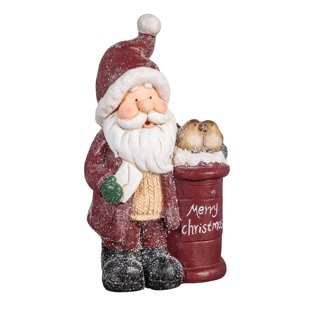 Woodland Letter to Santa LED Garden Statue – Lighted Christmas Decoration with Storybook Magic