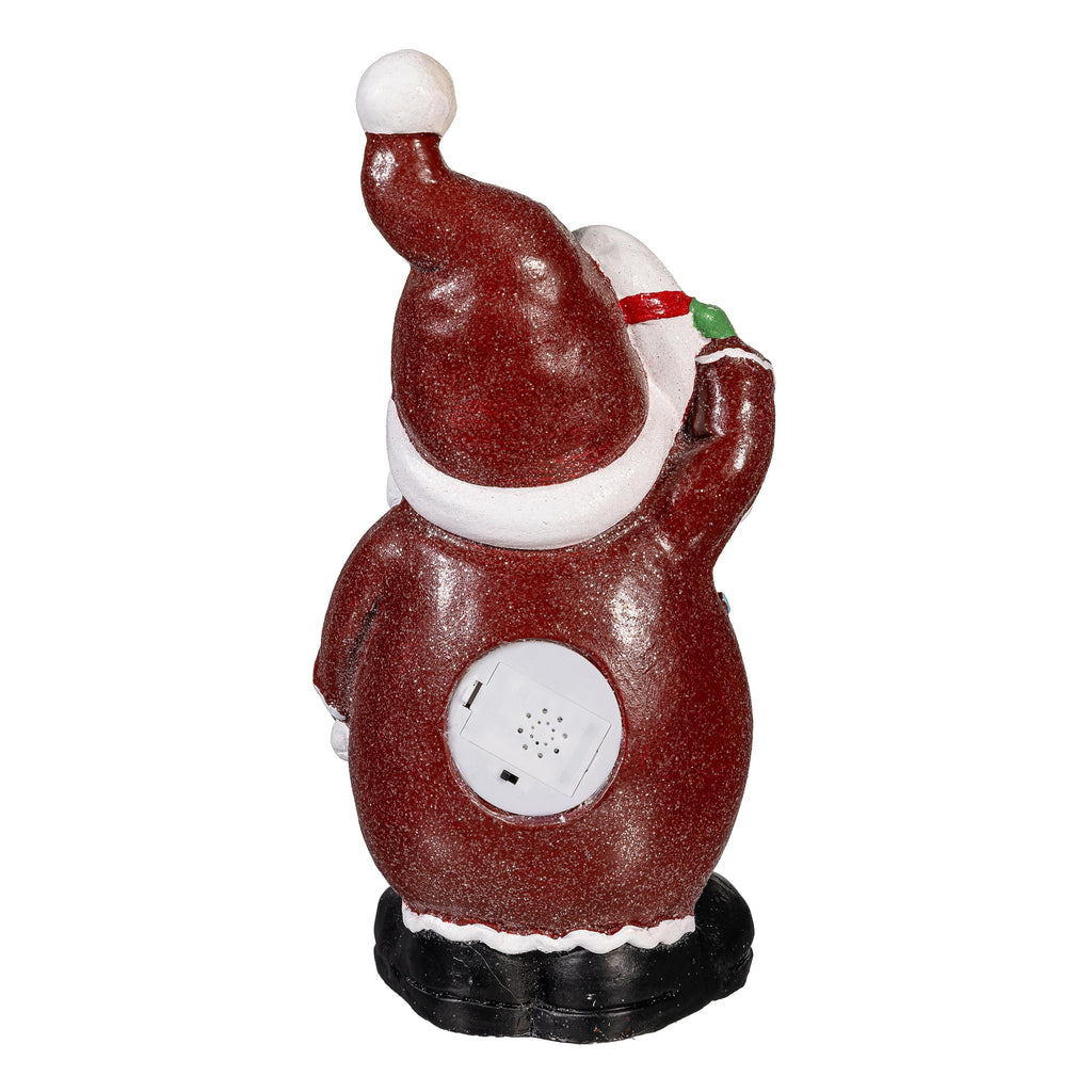 LED Santa Garden Christmas Statue – Lighted Christmas Decoration for a Festive Holiday Atmosphere
