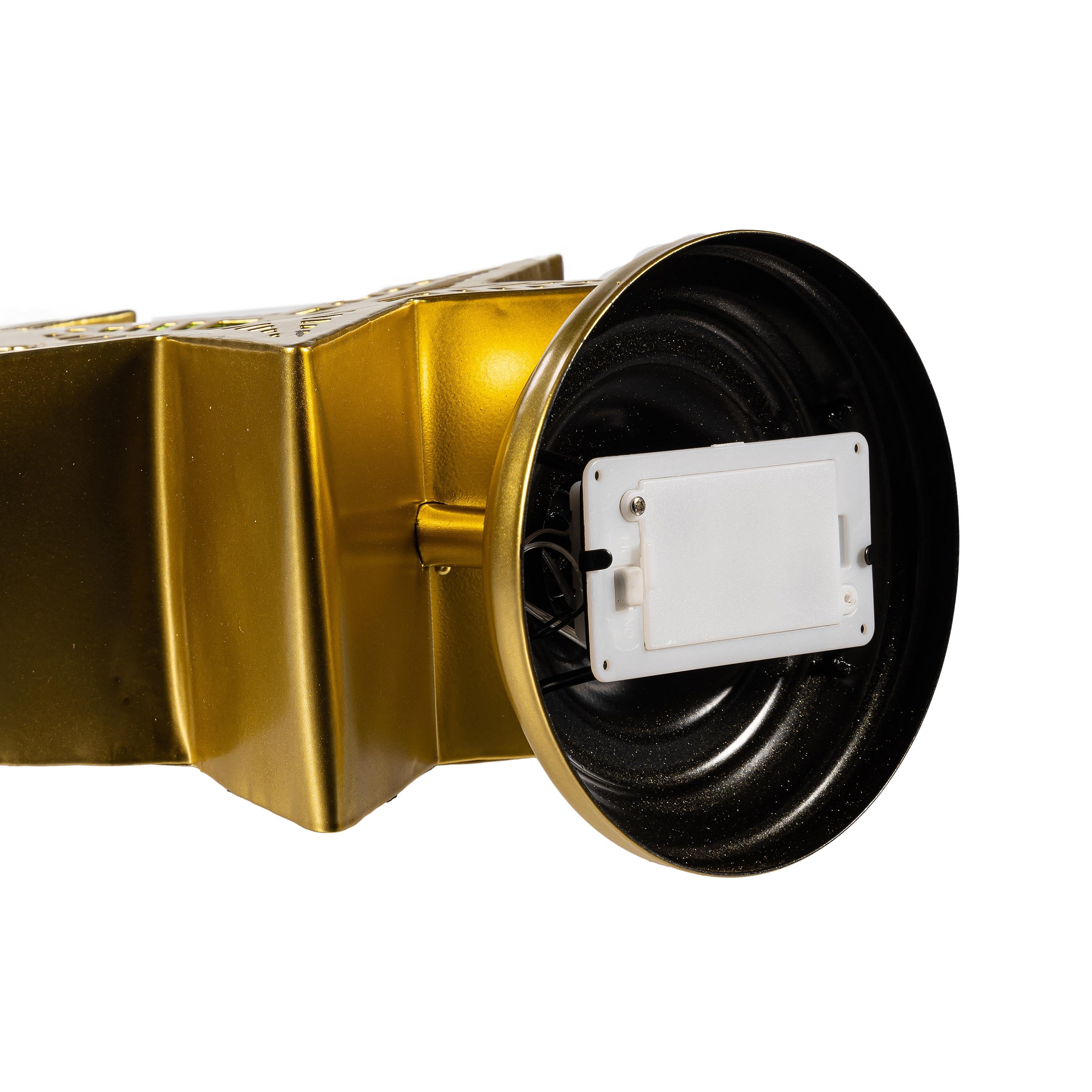 14" RGB Color-Changing LED Stacked Star Garden Christmas Statue – Lighted Christmas Decoration for Indoor & Outdoor Use