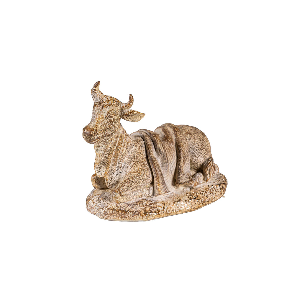 10-Piece Christmas Statues Gold Resin Nativity Set – 9" Garden or Indoor Christmas Decoration