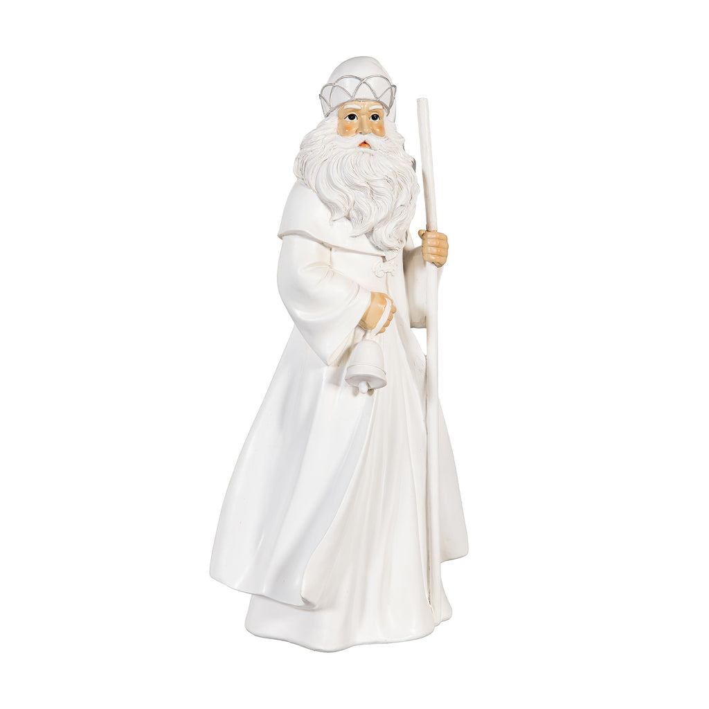 20" Resin Saint Nicholas Garden Christmas Statue – Season to Sparkle Lighted Christmas Decoration