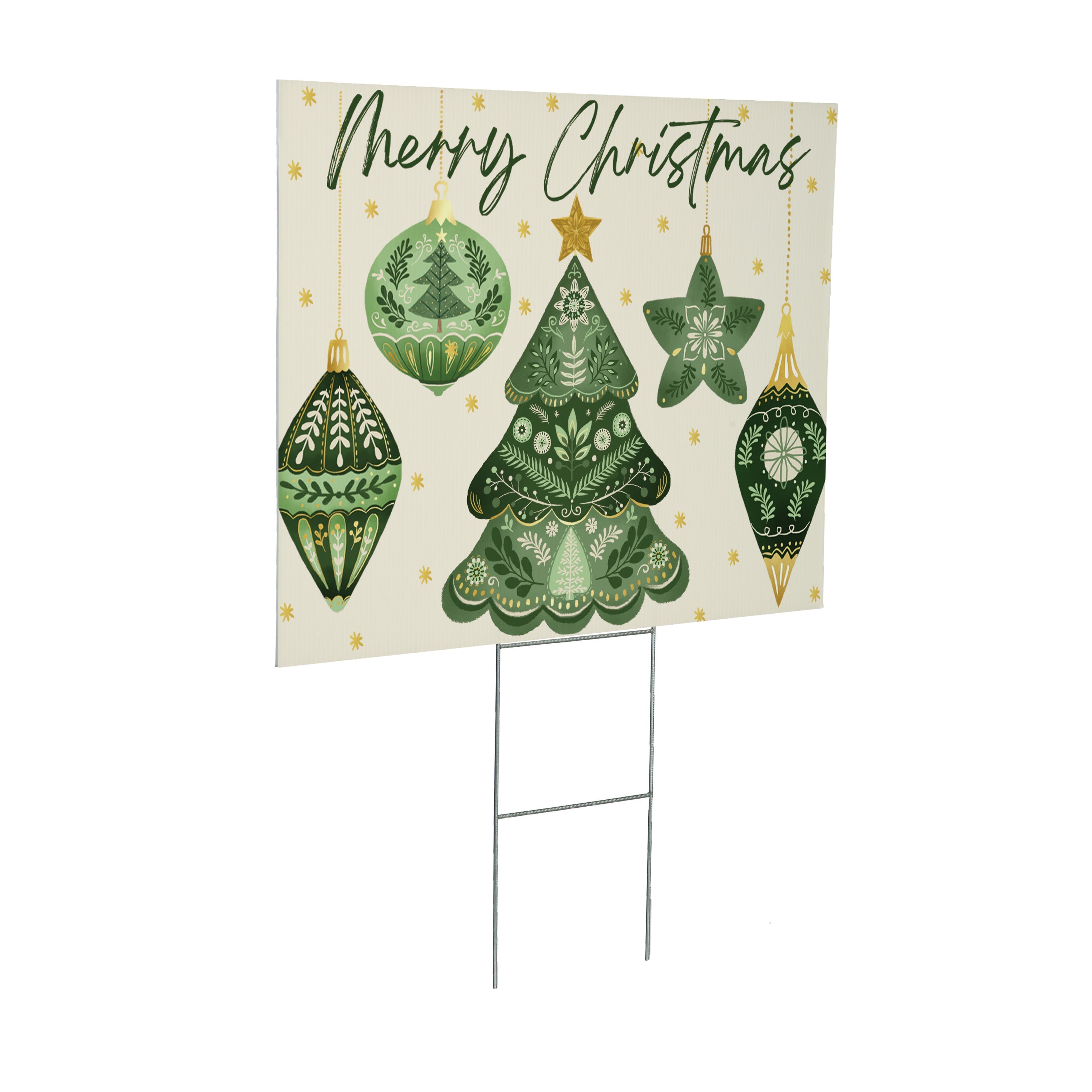24"x18" “Merry Christmas” Green Garden Flag – Festive Outdoor Christmas Decoration for Holiday Yards