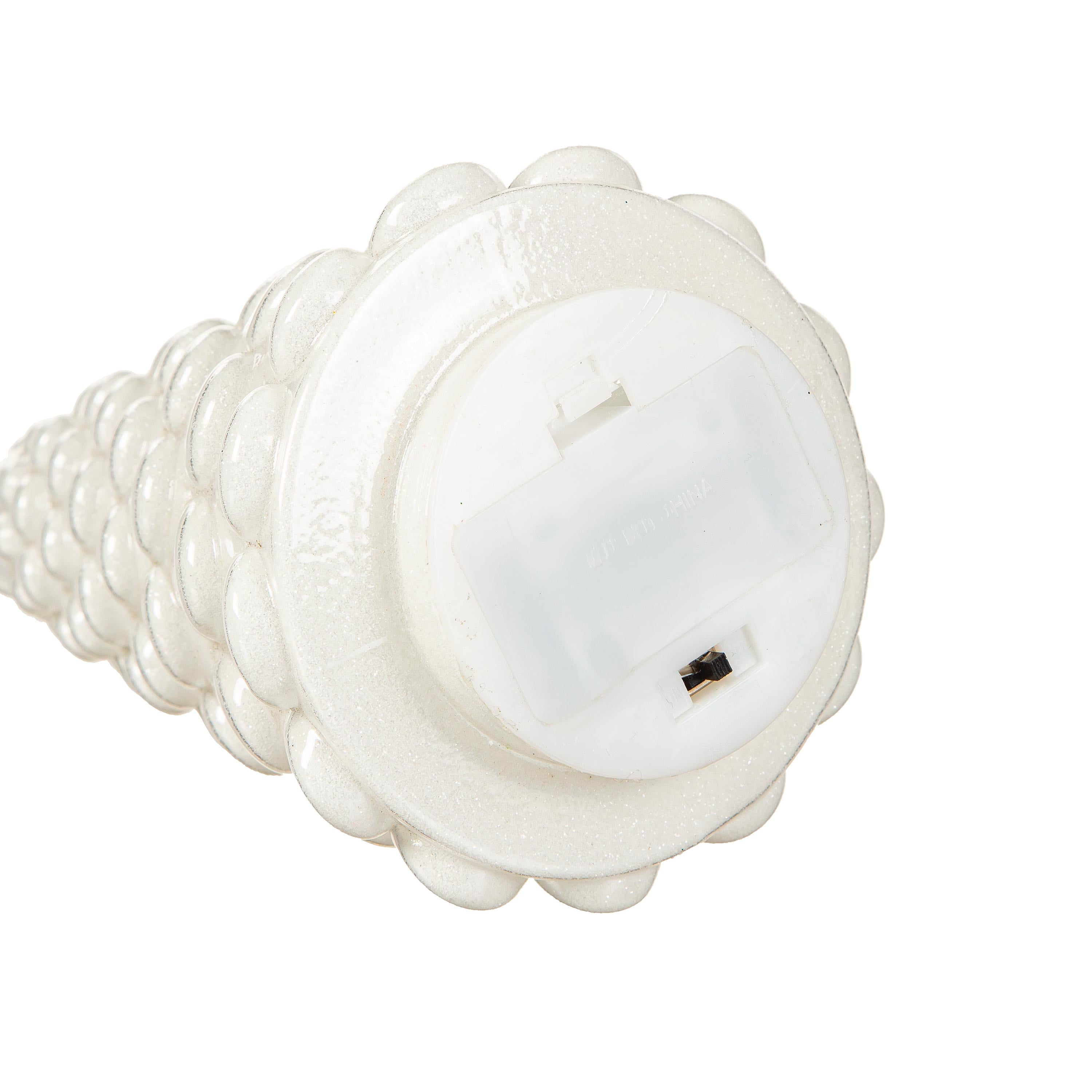 Set of 3 LED Glass Christmas Trees – Sparkling Light-Up Table Decorations for Festive Holiday Décor