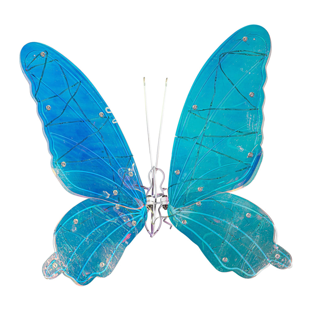 24" Butterfly LED Outdoor Lamp – Decorative Garden Light for Stylish Patio & Yard Illumination