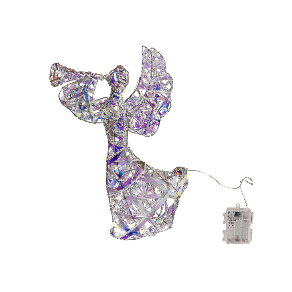 16" LED Angel Garden Christmas Statue – Lighted Christmas Decoration for Indoor & Outdoor Holiday Display