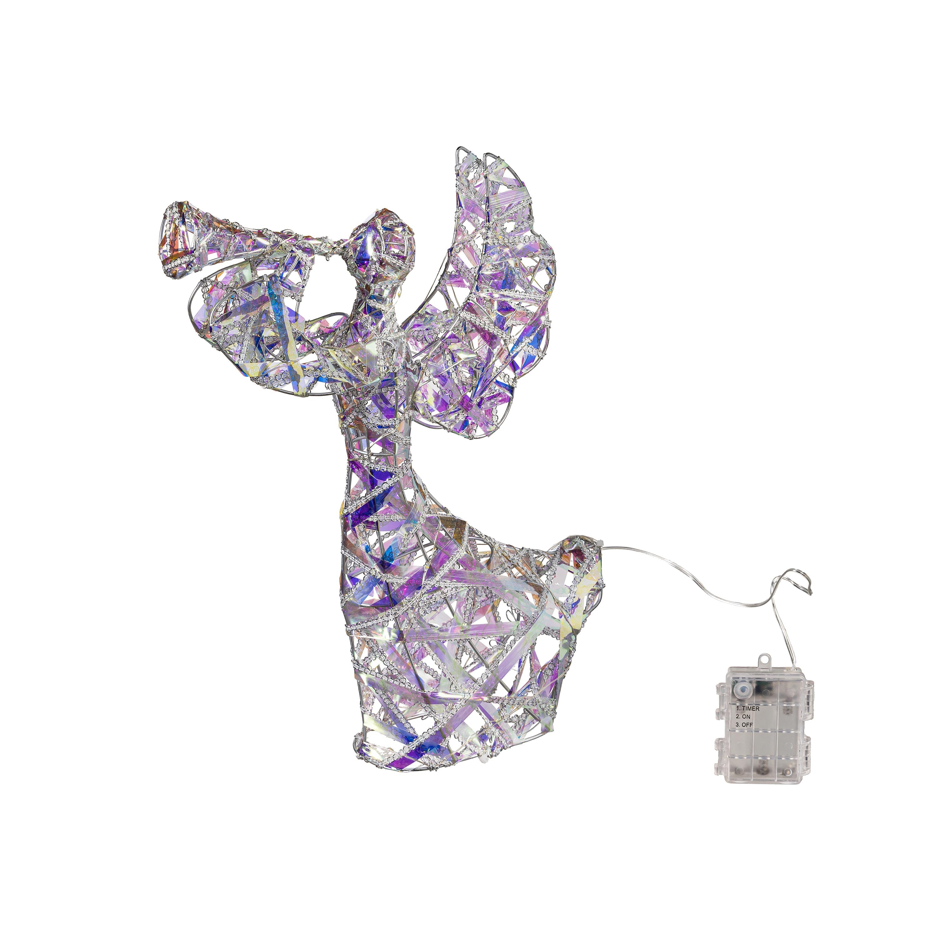 16" LED Angel Garden Christmas Statue – Lighted Christmas Decoration for Indoor & Outdoor Holiday Display