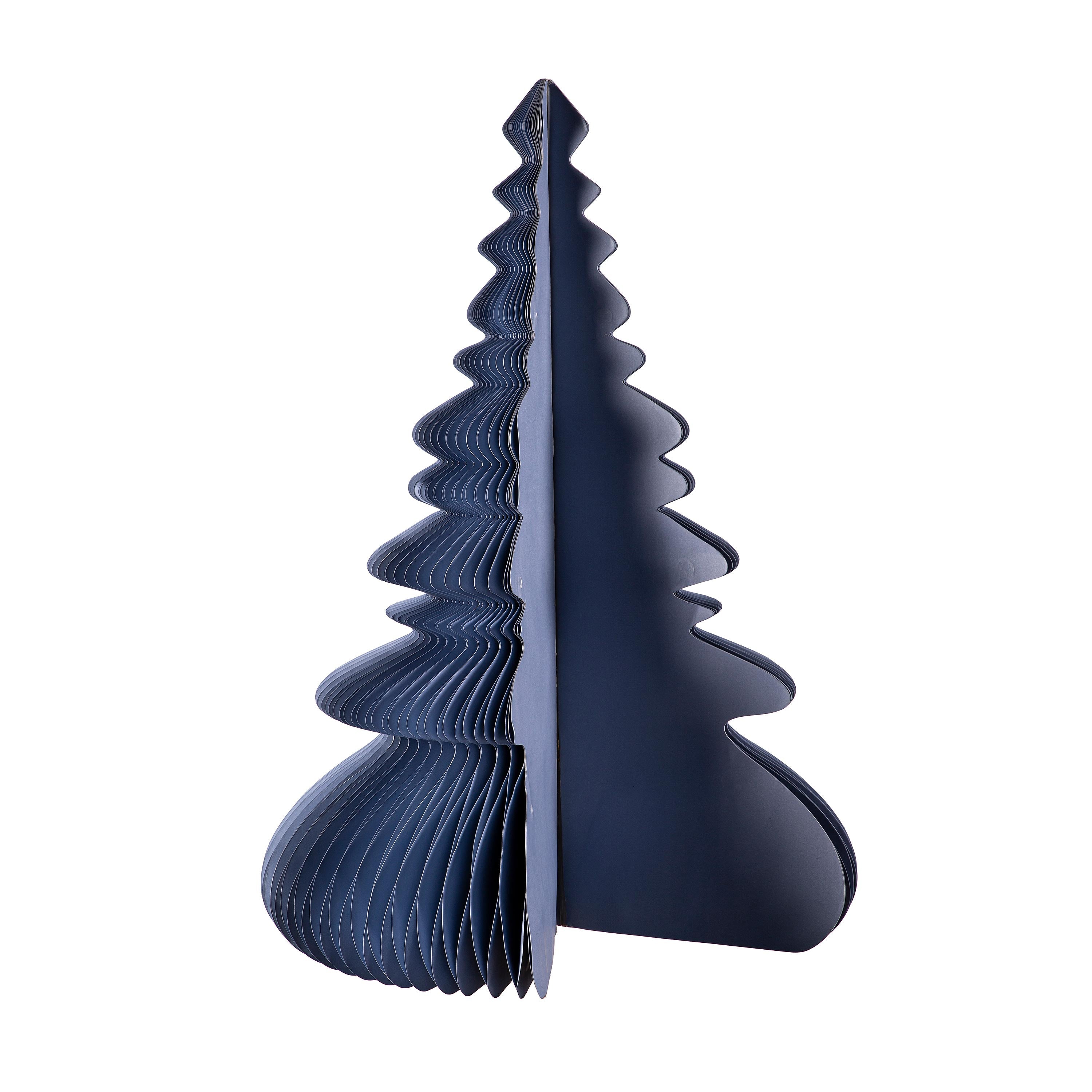 3-Foot Wooden Paper Christmas Tree – Elegant Decorative Holiday Accent for Modern Home Décor