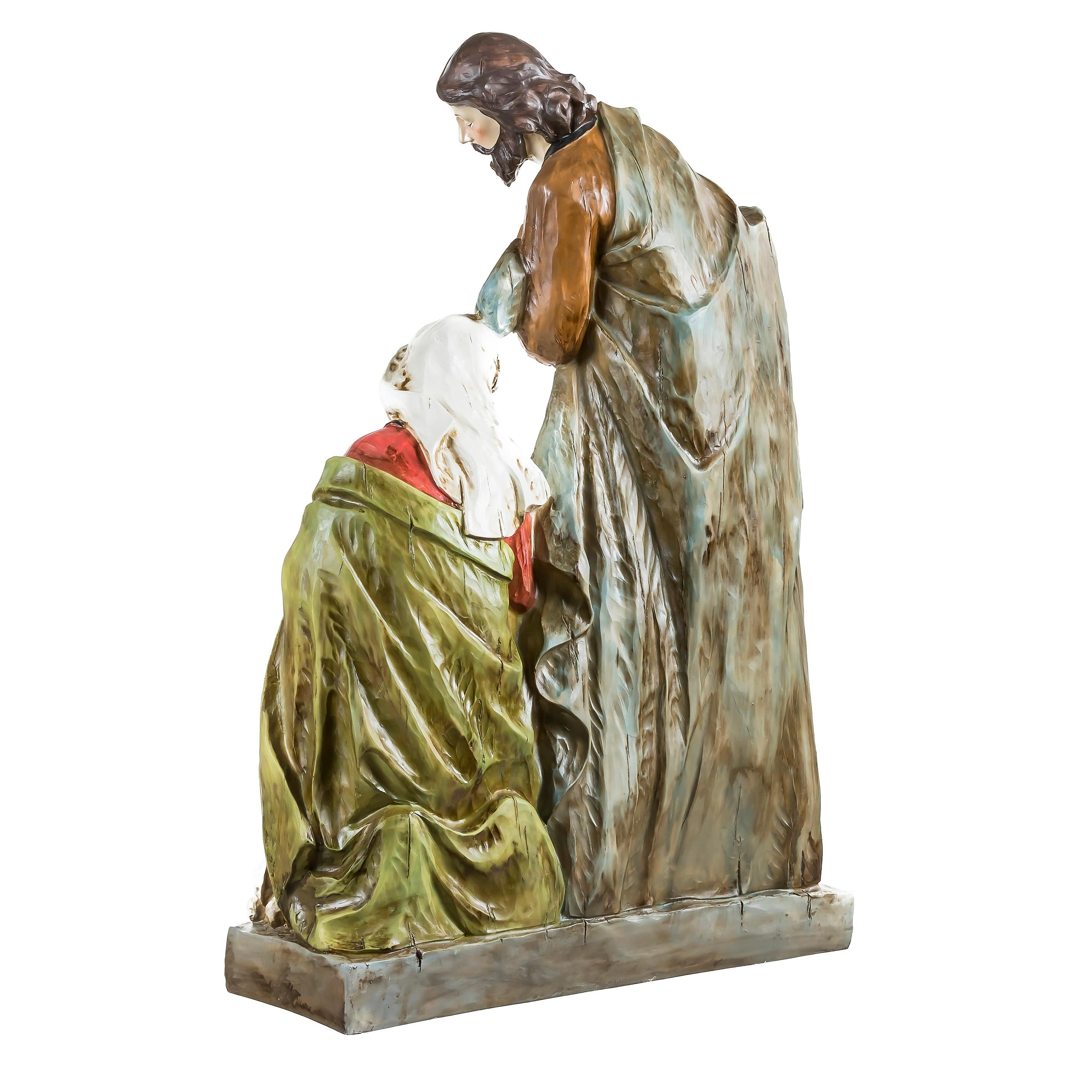 32" Nativity Garden Christmas Statue Set – Outdoor Holy Family Christmas Yard Decoration
