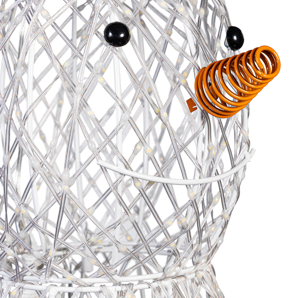 40" LED Snowman Garden Christmas Statue – Lighted Outdoor Christmas & Winter Decoration