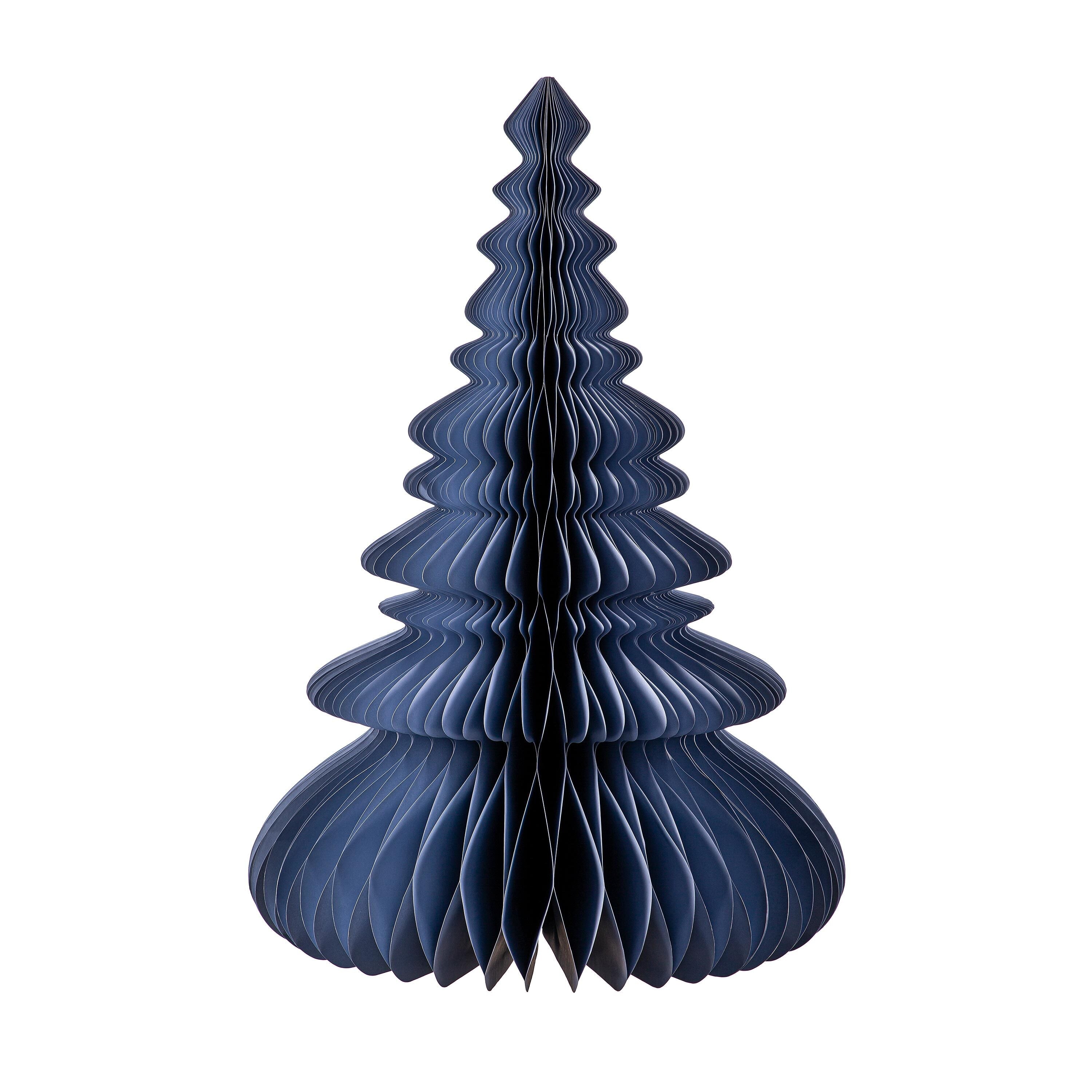 3-Foot Wooden Paper Christmas Tree – Elegant Decorative Holiday Accent for Modern Home Décor
