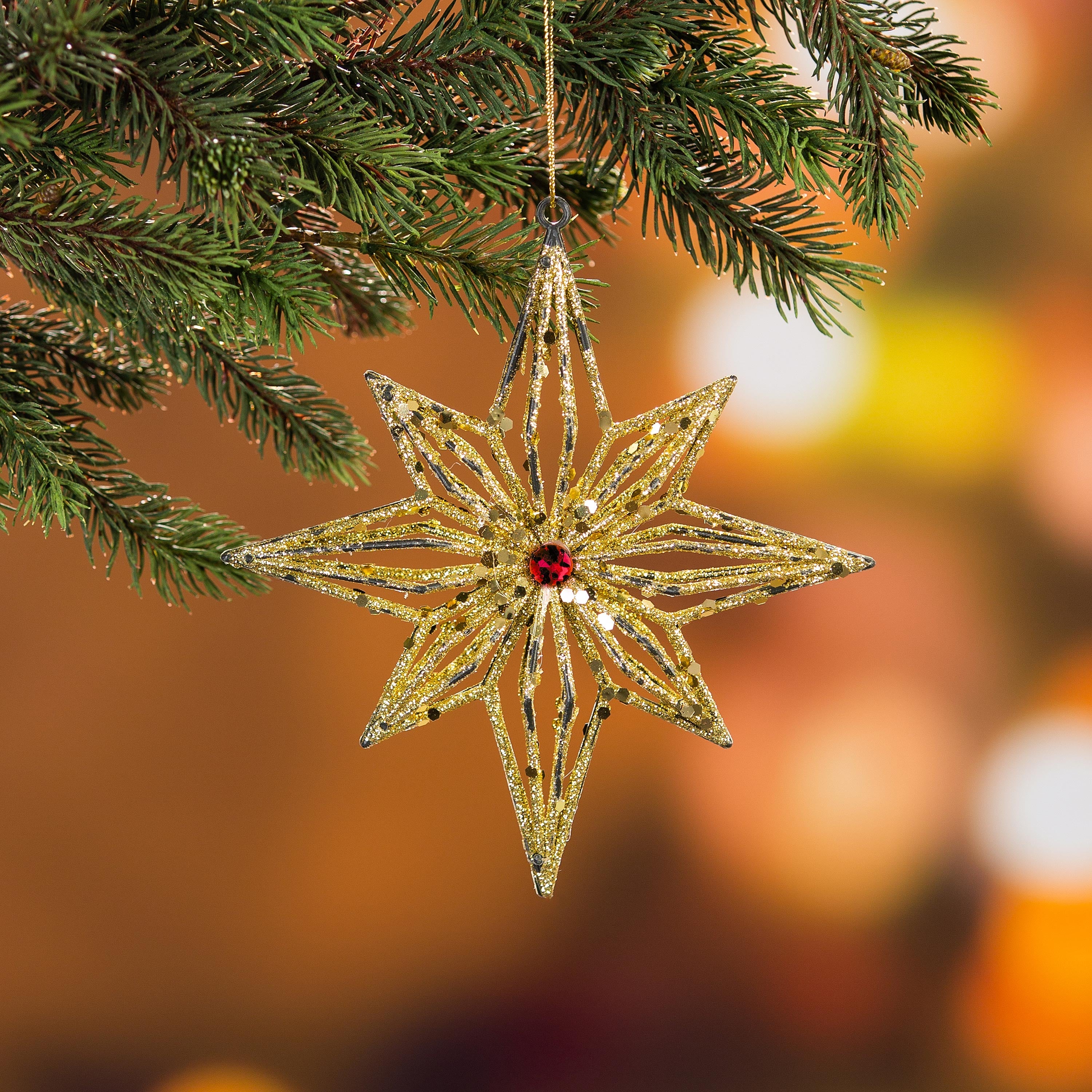 Complete Christmas Tree Decoration Set –  7.5Ft/2.3m Pre-Lit Christmas Tree Holiday Package with 250 LED Lights & 140 Ornaments