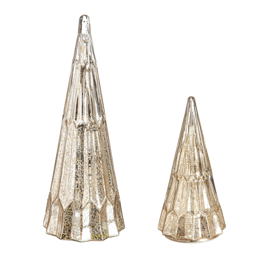 Set of 2 LED Christmas Tree Table Lamps – Magical Holiday Decoration for a Cozy Glow