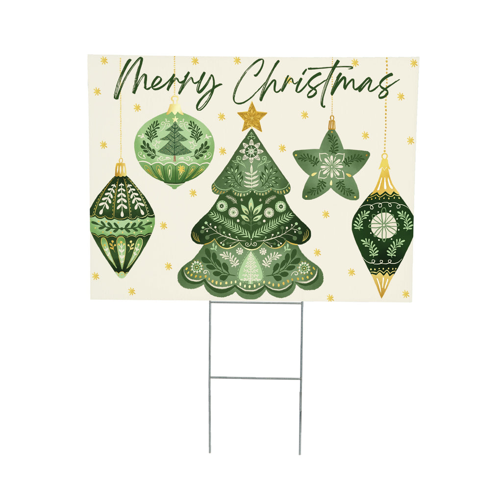 24"x18" “Merry Christmas” Green Garden Flag – Festive Outdoor Christmas Decoration for Holiday Yards