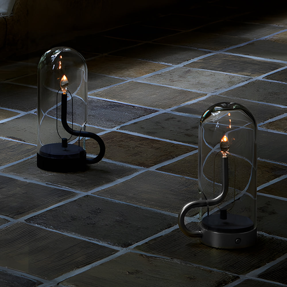 GlowNord Wireless LED Table Lamp – Rechargeable Cordless Light with Long-Lasting Battery