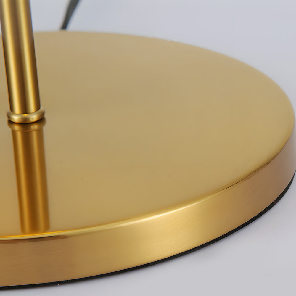 LumiLux Smoked Glass Table Lamp – Elegant Warm Lighting for Bedroom & Home Décor