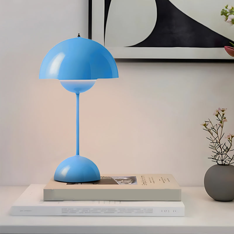 GloeiBloem Portable Lamp Vase – Rechargeable Touch Control Table Light for Nightstands