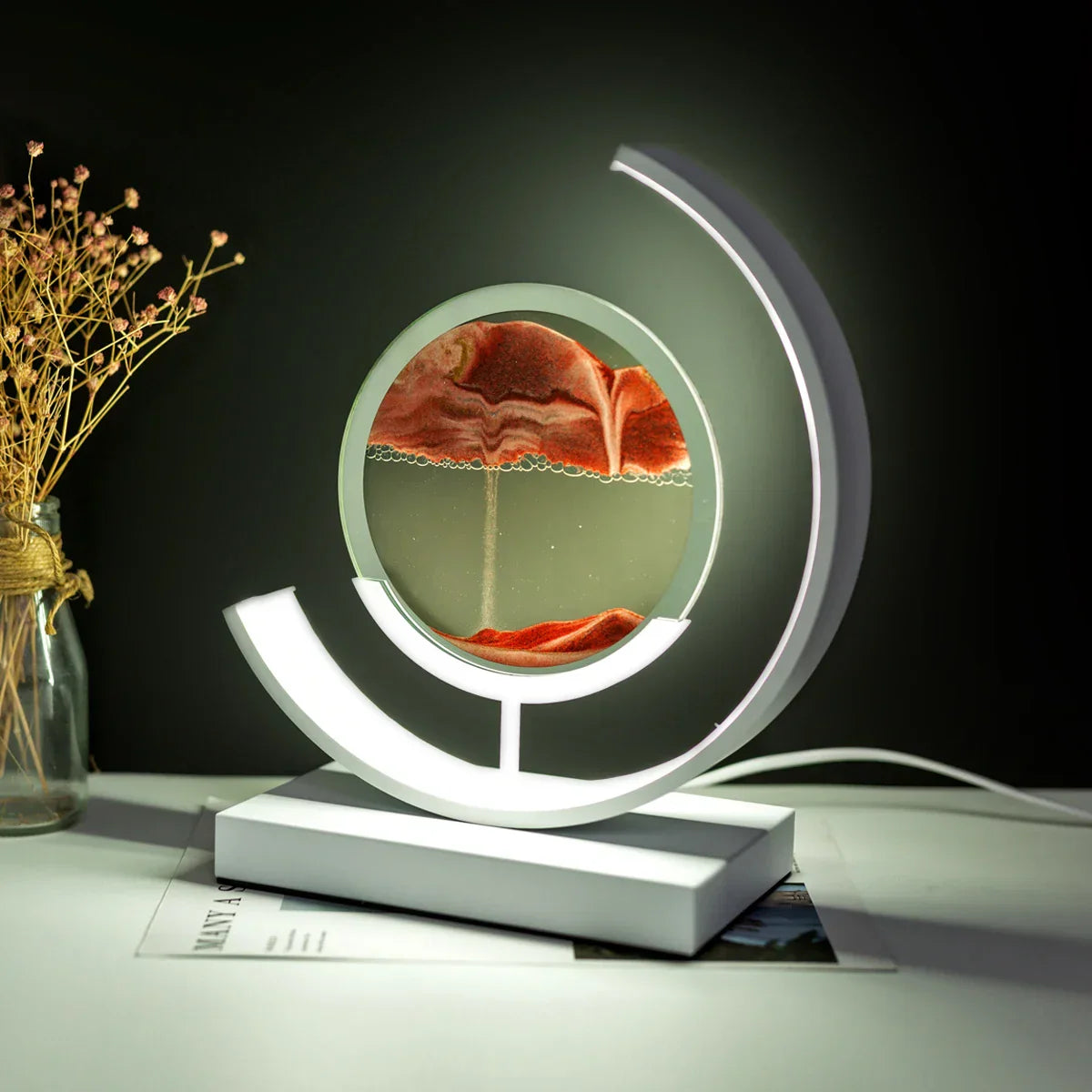 ArtisticHour Hourglass Table Lamp – Elegant & Refined Lighting Design