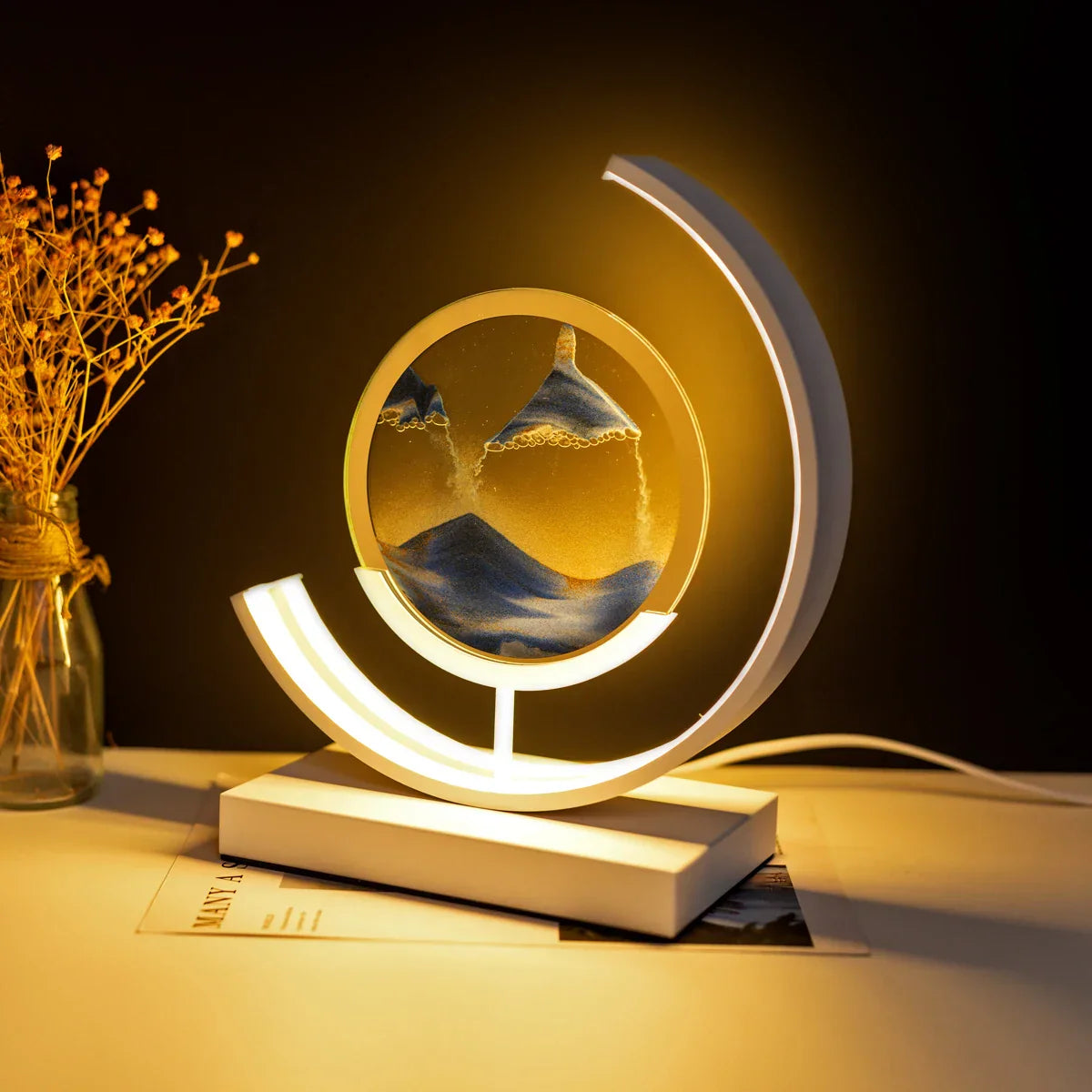 ArtisticHour Hourglass Table Lamp – Elegant & Refined Lighting Design