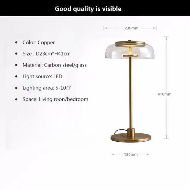 FuturaGlimmer Modern & Elegant Table Lamp – Contemporary Lighting for Stylish Interiors