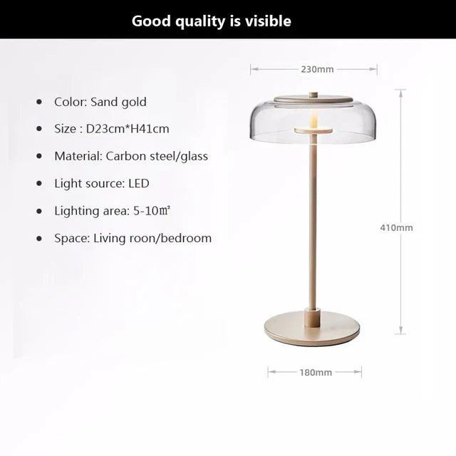 FuturaGlimmer Modern & Elegant Table Lamp – Contemporary Lighting for Stylish Interiors
