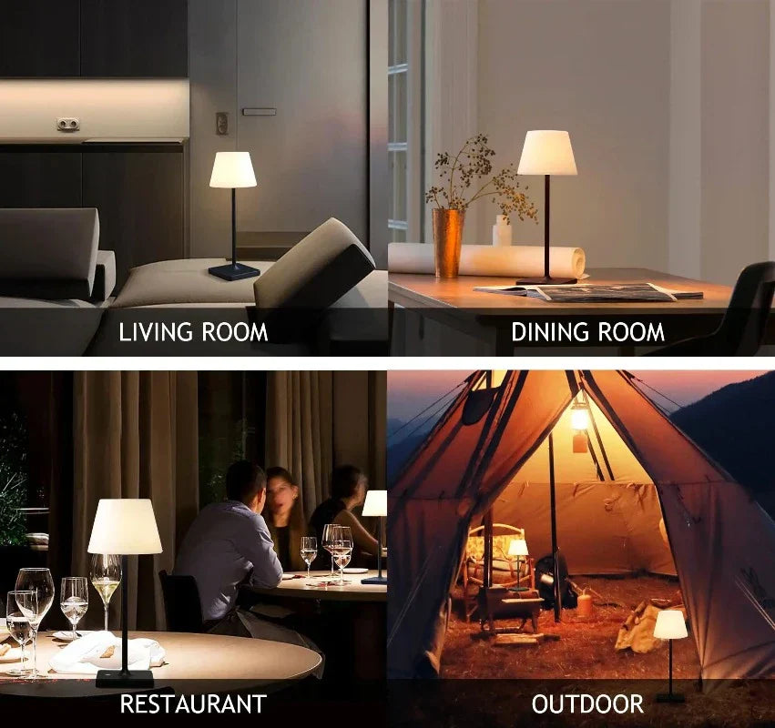ChicFusion Modern Wireless Table Lamp – Elegant LED Lighting for Any Space