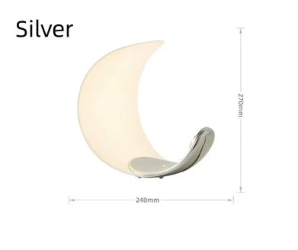 StarBeam Creative Nightstand Lamp – Lunar Reading Light for a Magical Ambiance