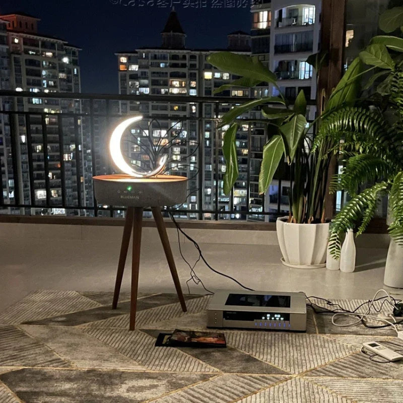 StarBeam Creative Nightstand Lamp – Lunar Reading Light for a Magical Ambiance