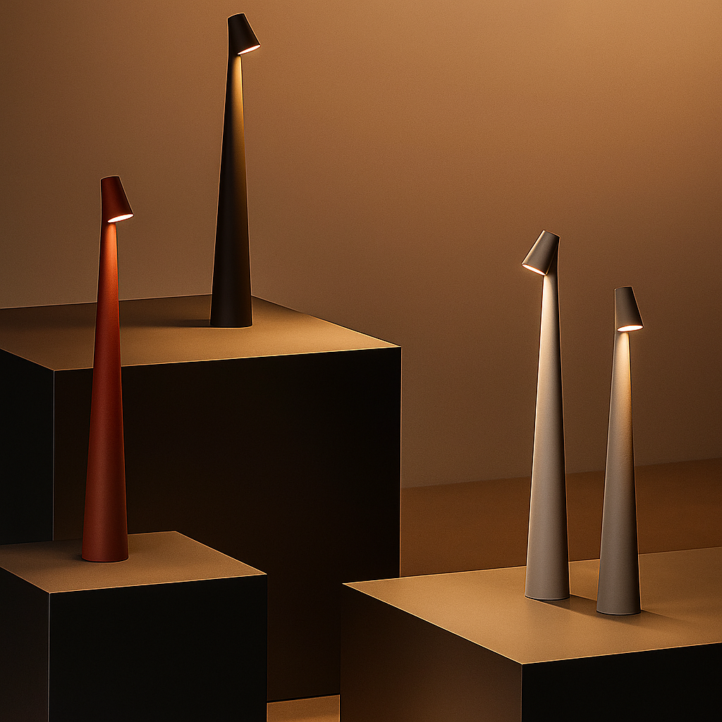 Nordic Minimalist LED Mood Table Lamp – Elegant Modern Ambient / Relaxing Light for Home & Office Decor