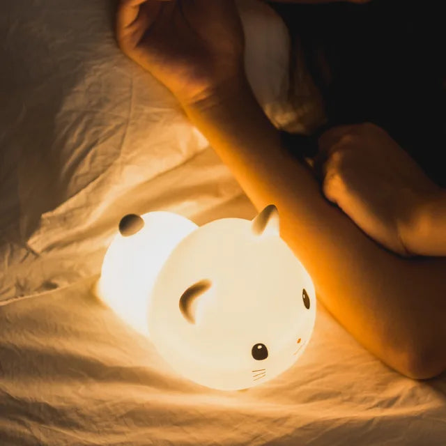 GlowMate Soothing LED Night Light for Kids – Gentle Sleep Lamp for Comfort & Calm