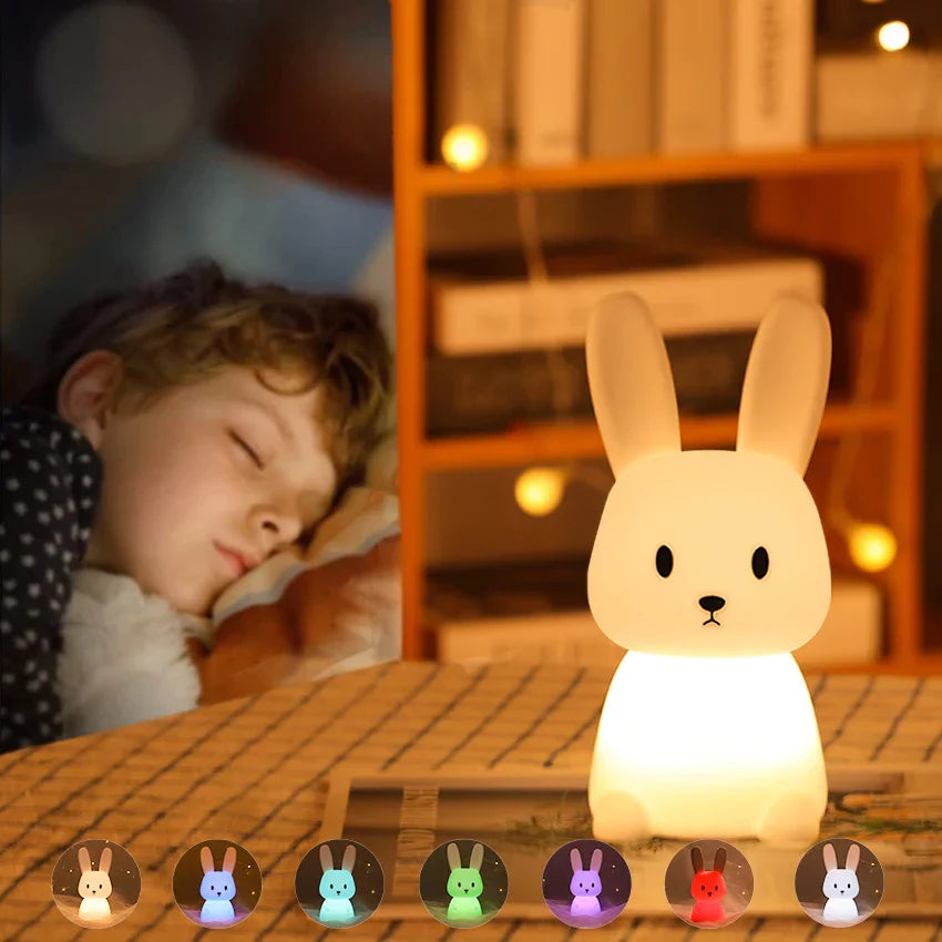 GlowMate Soothing LED Night Light for Kids – Gentle Sleep Lamp for Comfort & Calm