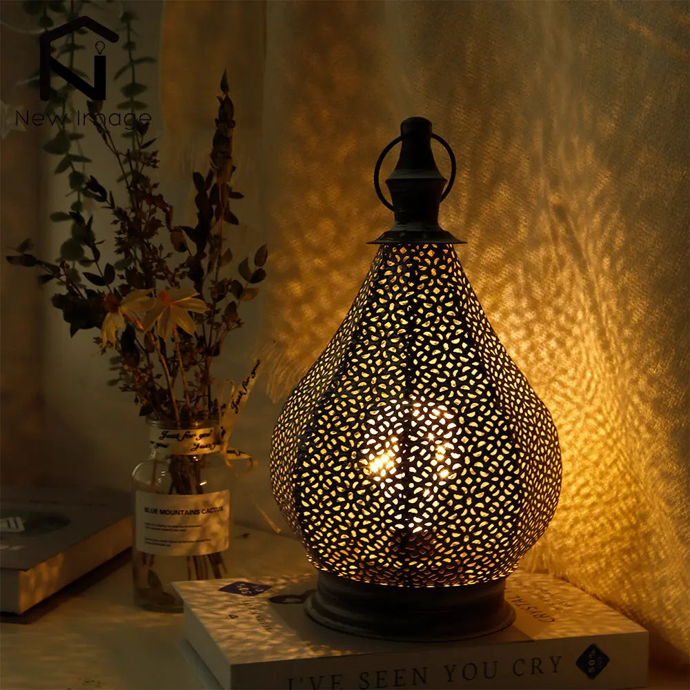Casablanca Moroccan Table Lamp – Exotic Handcrafted Lighting for Elegant Home Décor