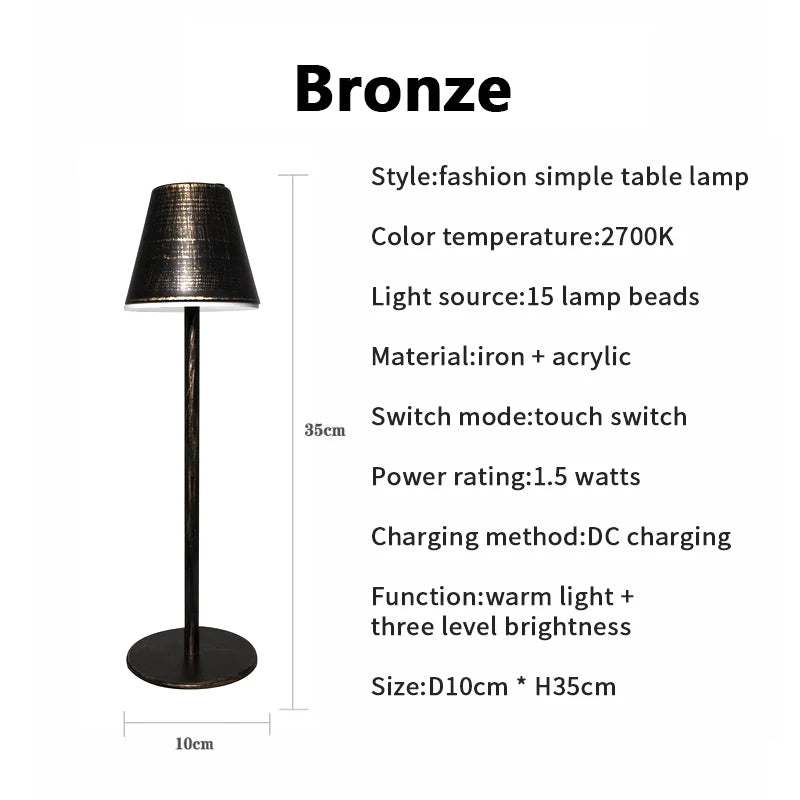 LumiFree – Elegant & Practical Wireless Desk Lamp for Modern Workspaces