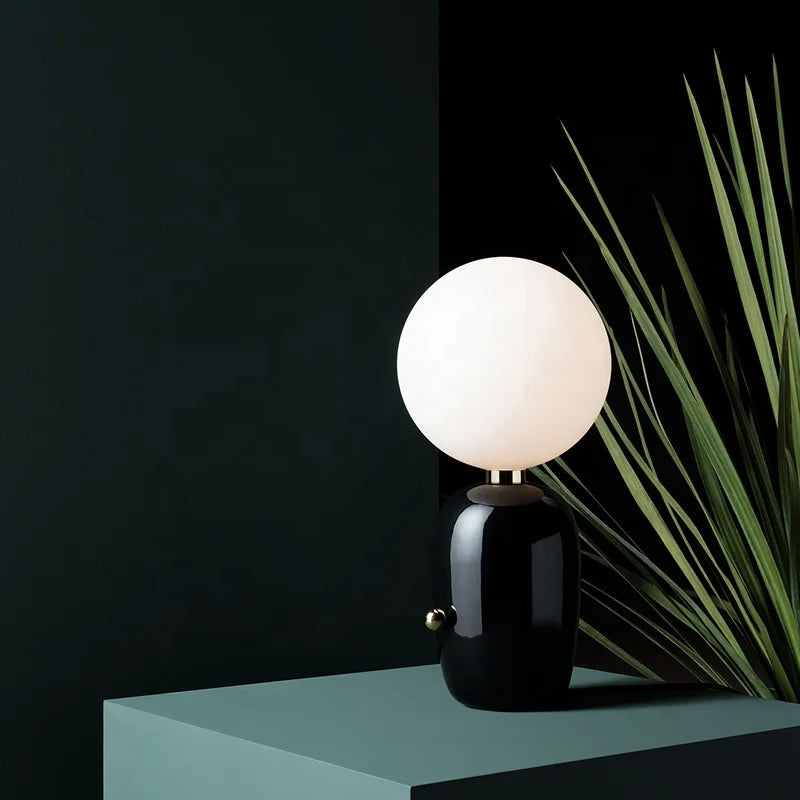 WinterGlo Modern Scandinavian Table Lamp – Creative Nordic Design Lighting
