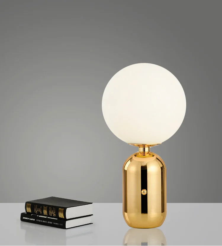 WinterGlo Modern Scandinavian Table Lamp – Creative Nordic Design Lighting
