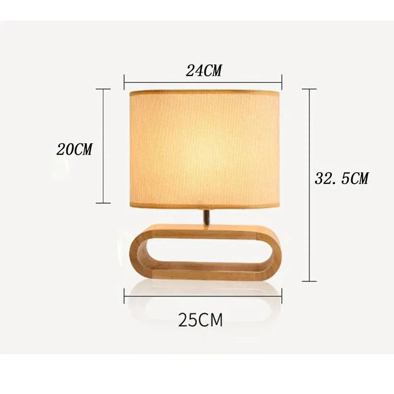 NordicWood Elegant Scandinavian Wooden Table Lamp – Warm Ambient Lighting for a Cozy Atmosphere