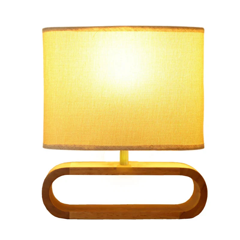 NordicWood Elegant Scandinavian Wooden Table Lamp – Warm Ambient Lighting for a Cozy Atmosphere
