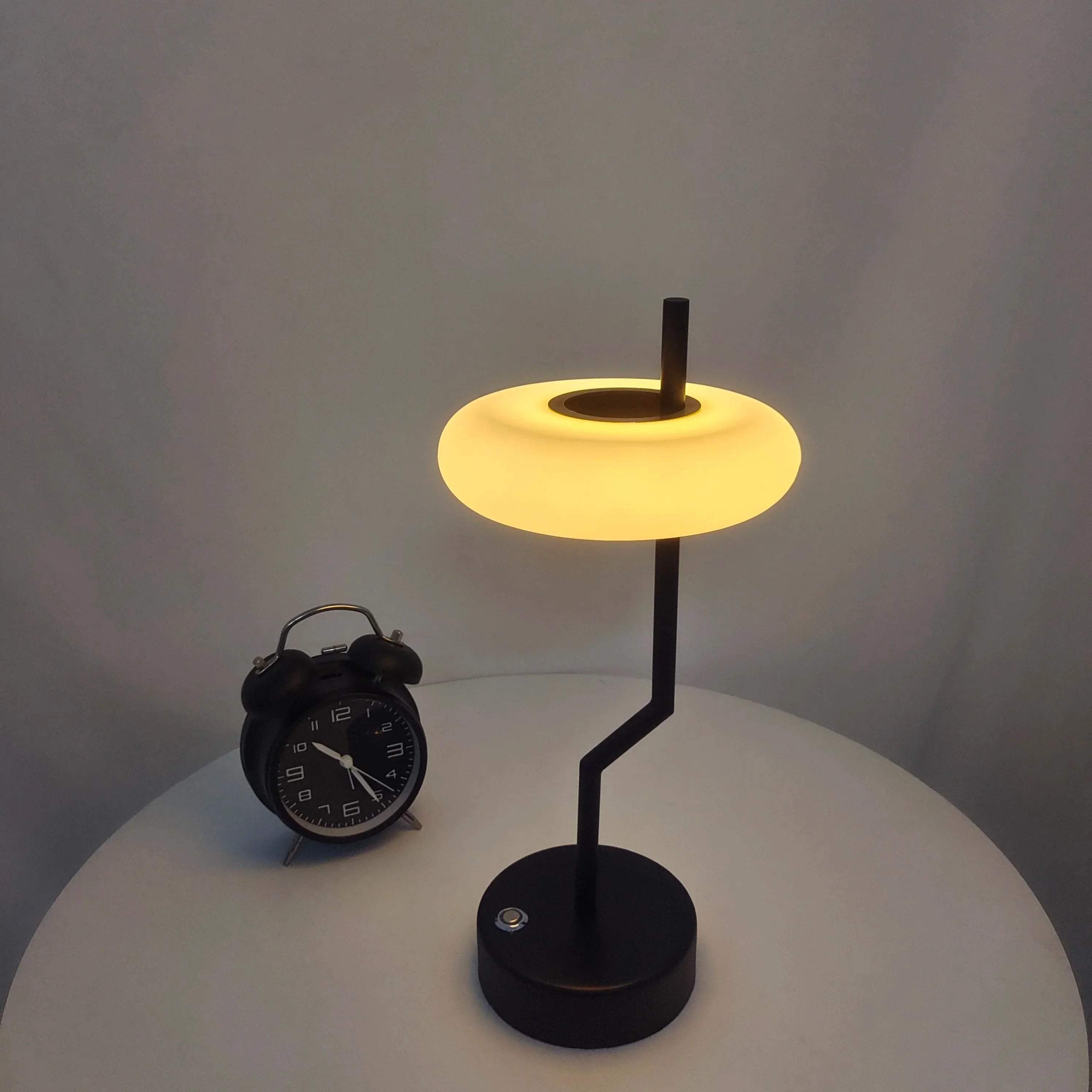RotateGlimmer Touch-Control LED Table Lamp – Easy Ambient Desk Lighting