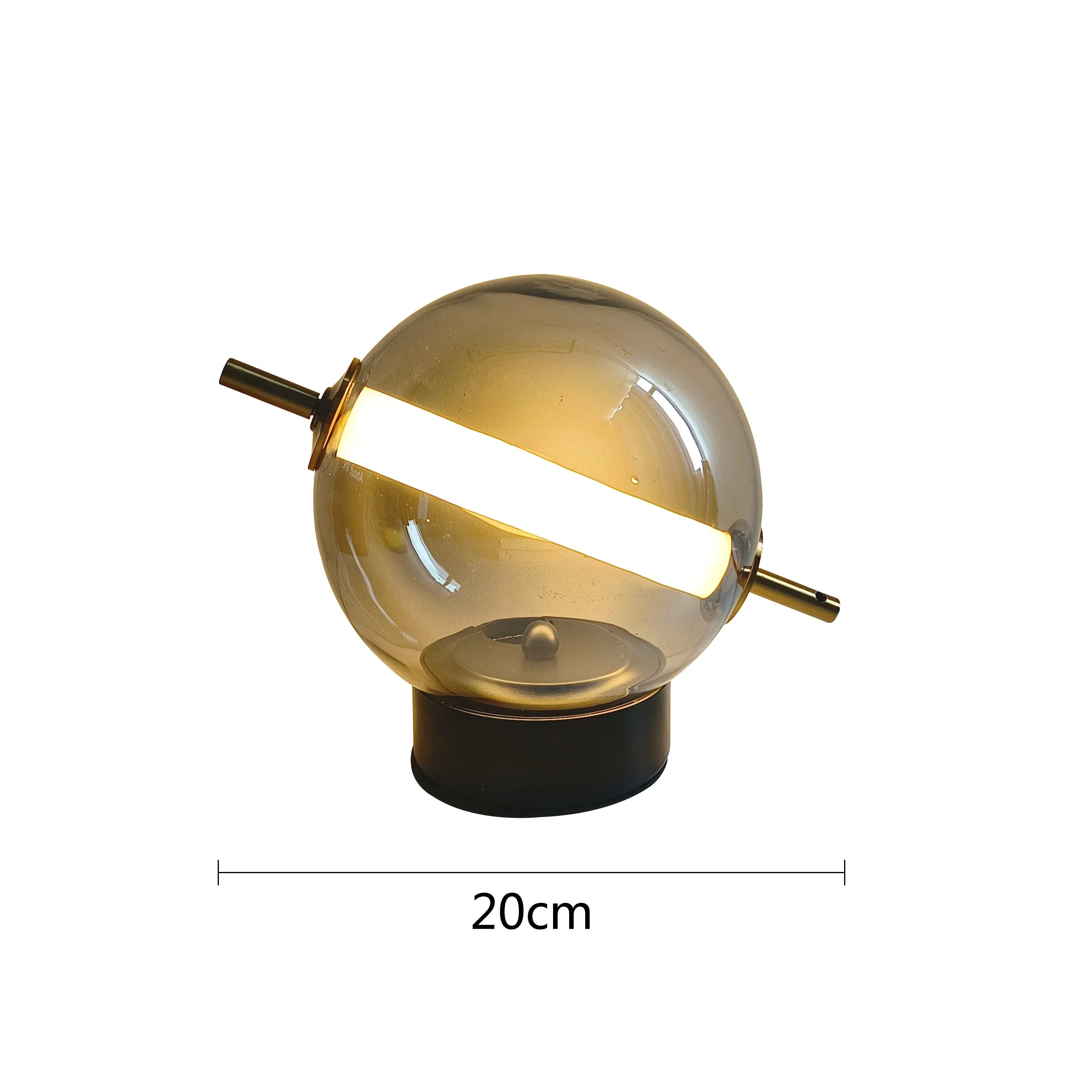 RadiantRevival Retro Glass Table Lamp – Elegant Vintage Lighting for Warm Home Décor