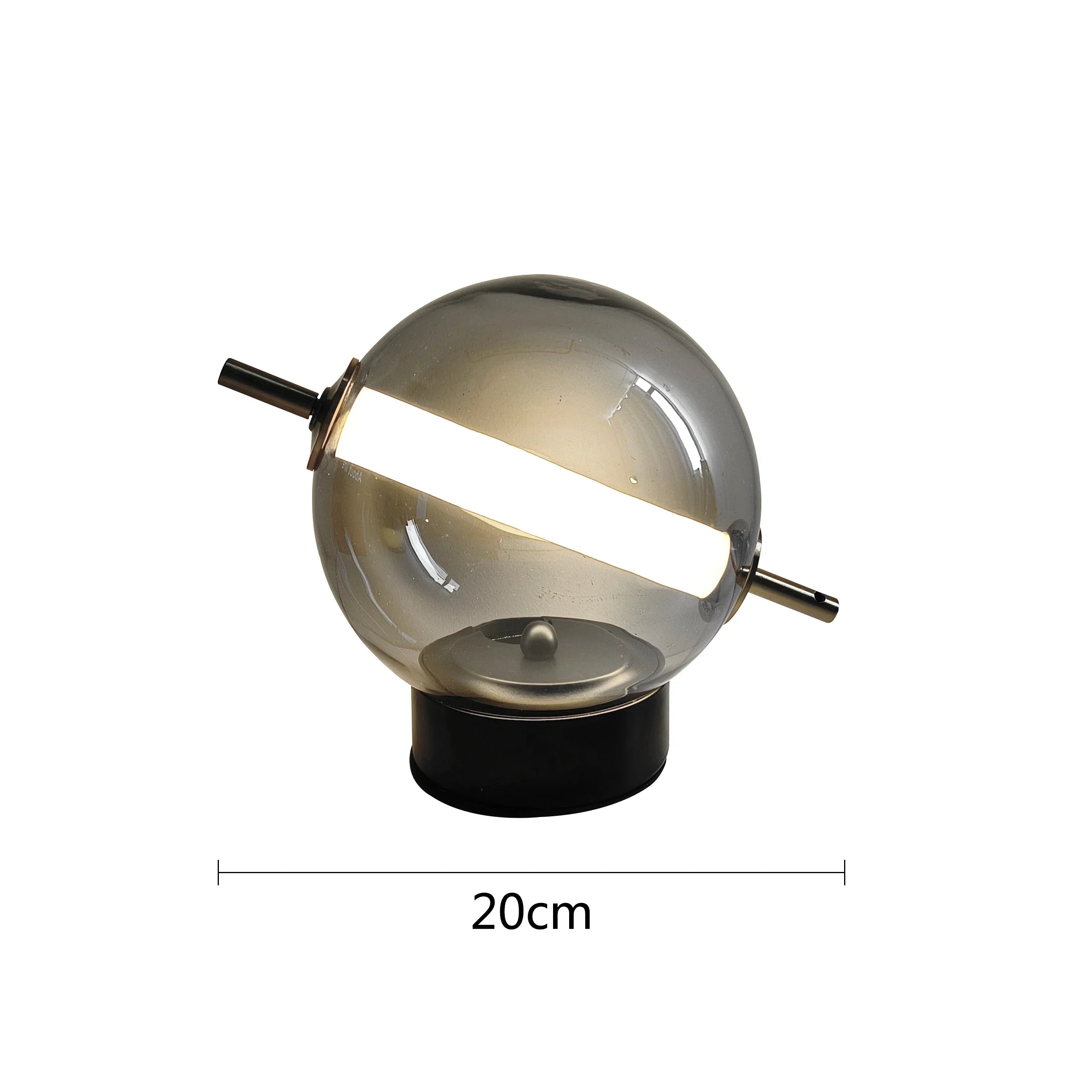 RadiantRevival Retro Glass Table Lamp – Elegant Vintage Lighting for Warm Home Décor