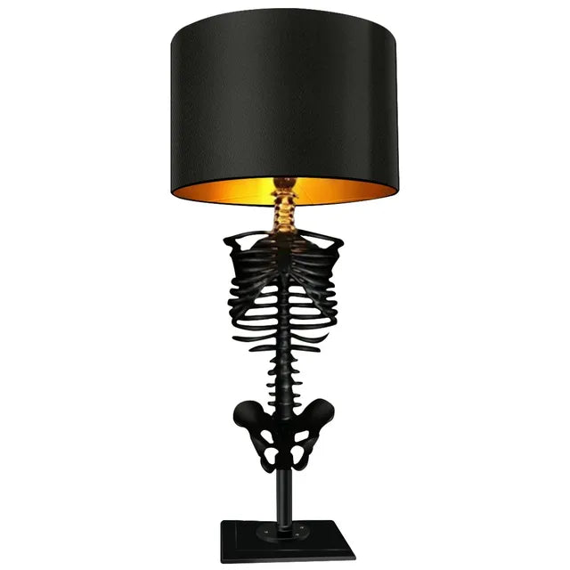 GothiLight – Handcrafted Gothic Skeleton Table Lamp for Unique Home Décor